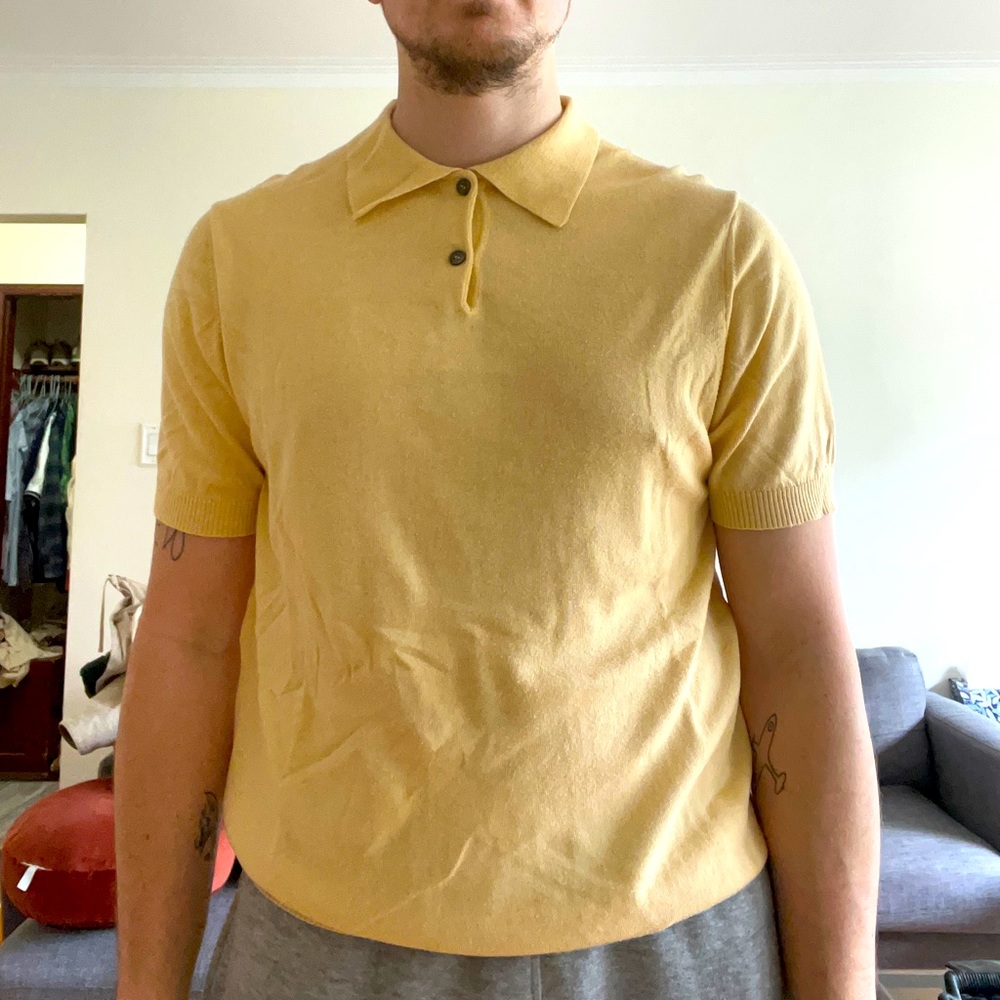 Neiman Marcus knitted polo